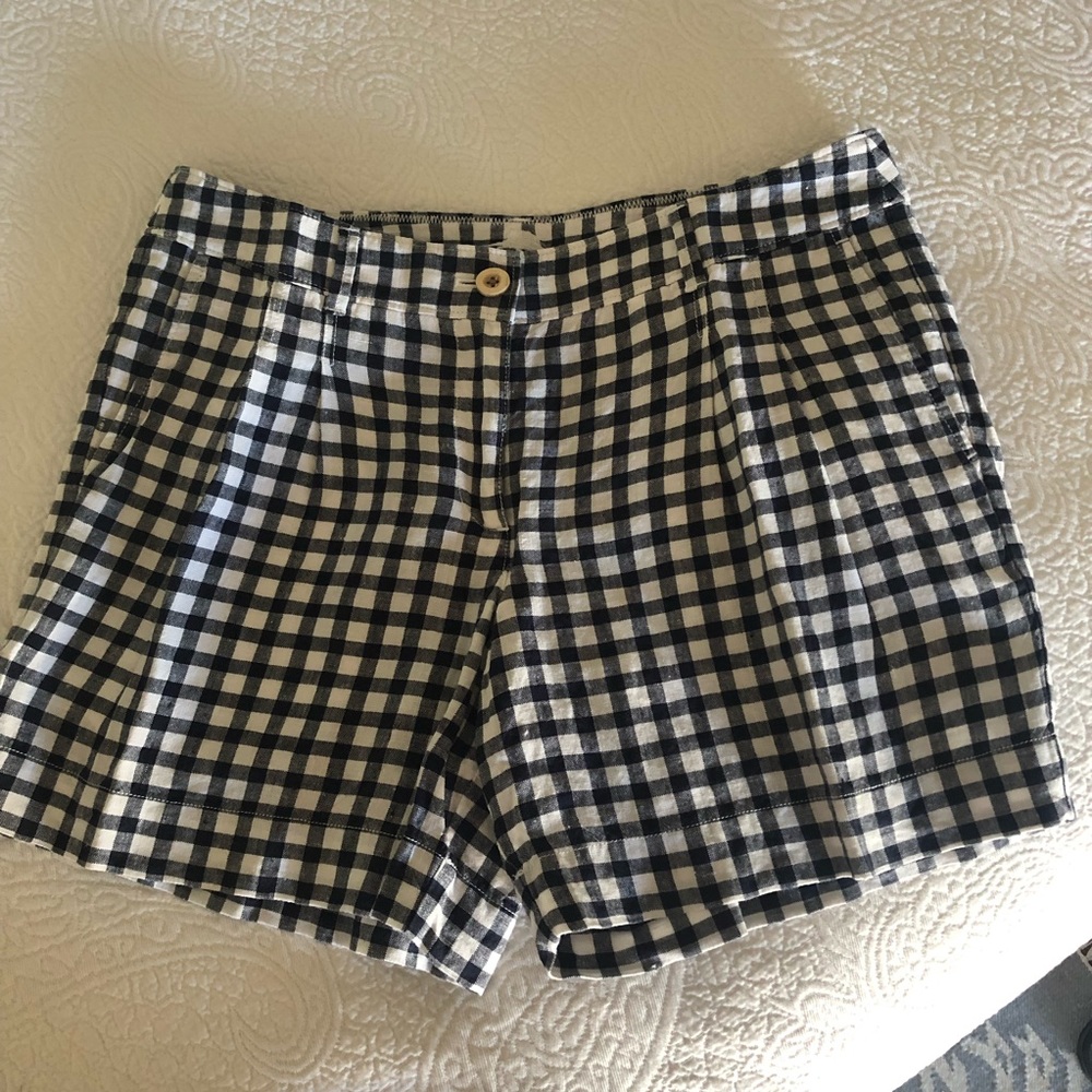 Tommy Bahama Navy & White Gingham Shorts!